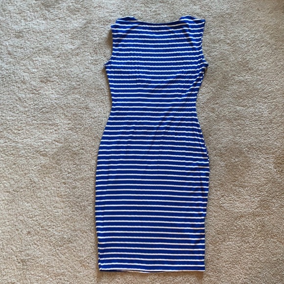 Striped Cocktail Dress - Picture 2 of 3